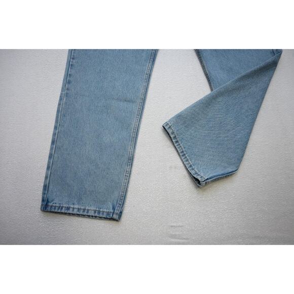 Levi's 550 Relaxed Fit Straight Blue Denim Jeans Rugged Mens Sz 34 x 30 New - Picture 2 of 10